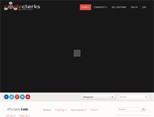 Tablet Screenshot of codeclerks.com